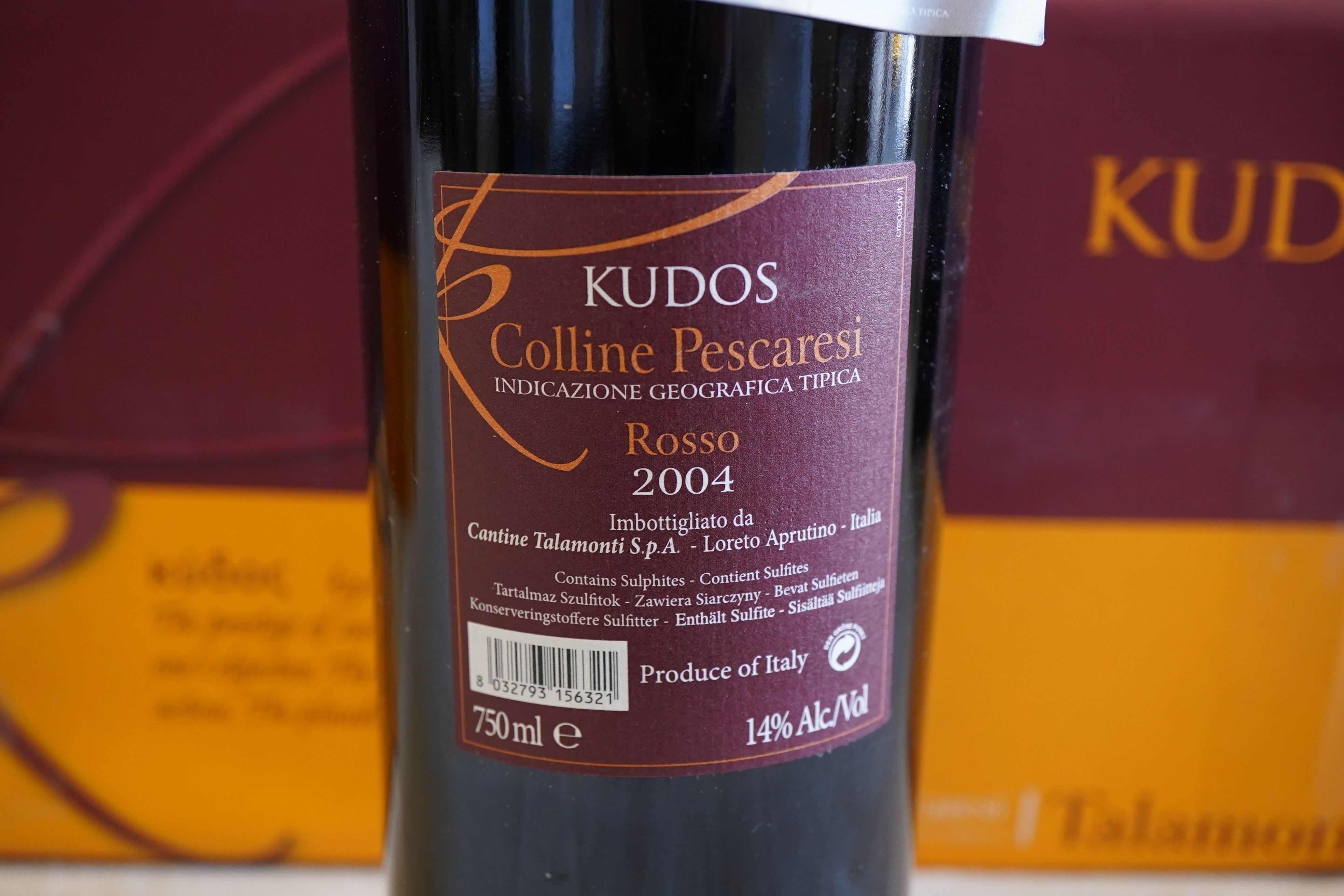 Talamonti, 'Kudos' Rosso Colline Pescaresi IGT, 2004